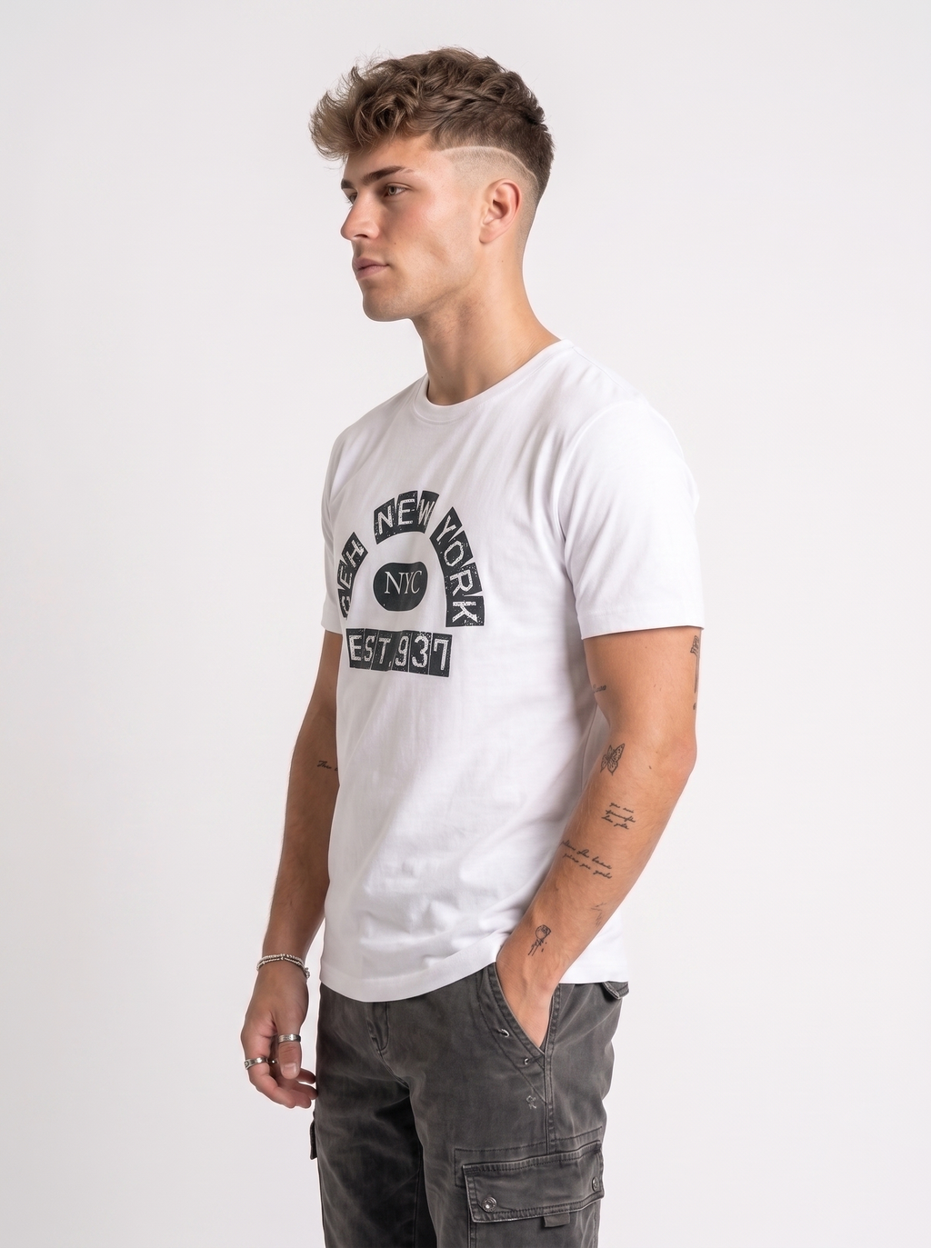 New York Regular T-Shirt | 180 GSM | 100% Cotton