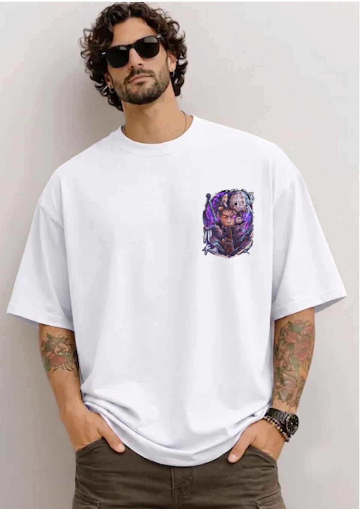 Naruto Graphic Oversized T-Shirt | 220 GSM | 100% Cotton