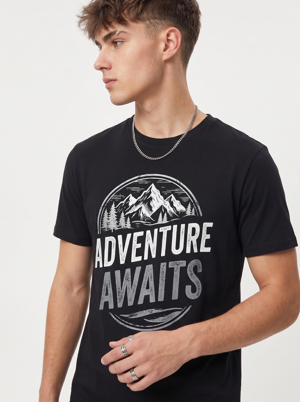 Adventure Awaits Regular T-Shirt | 180 GSM | 100% Cotton