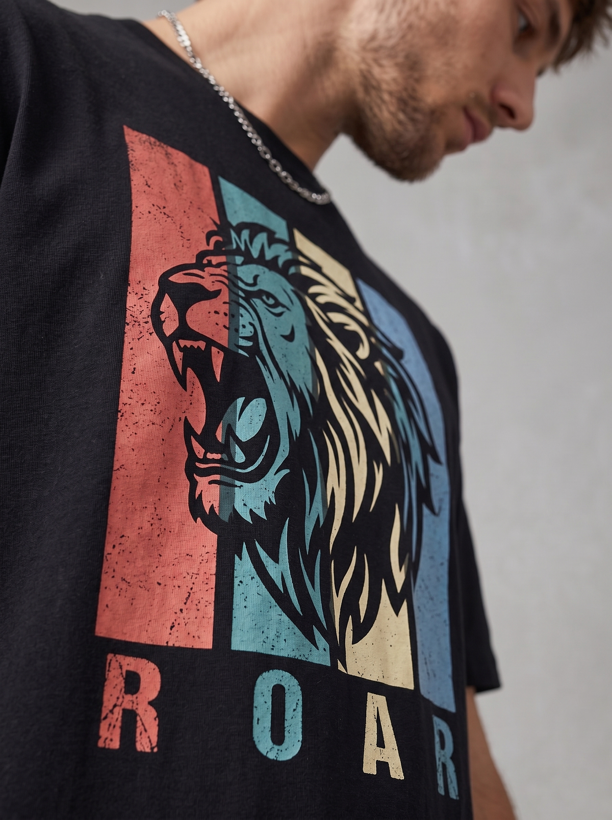 Lion Roar Regular T-Shirt | 180 GSM | 100% Cotton