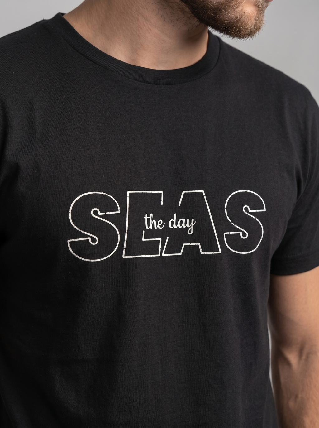 Seas the Day Regular T-Shirt | 180 GSM | 100% Cotton