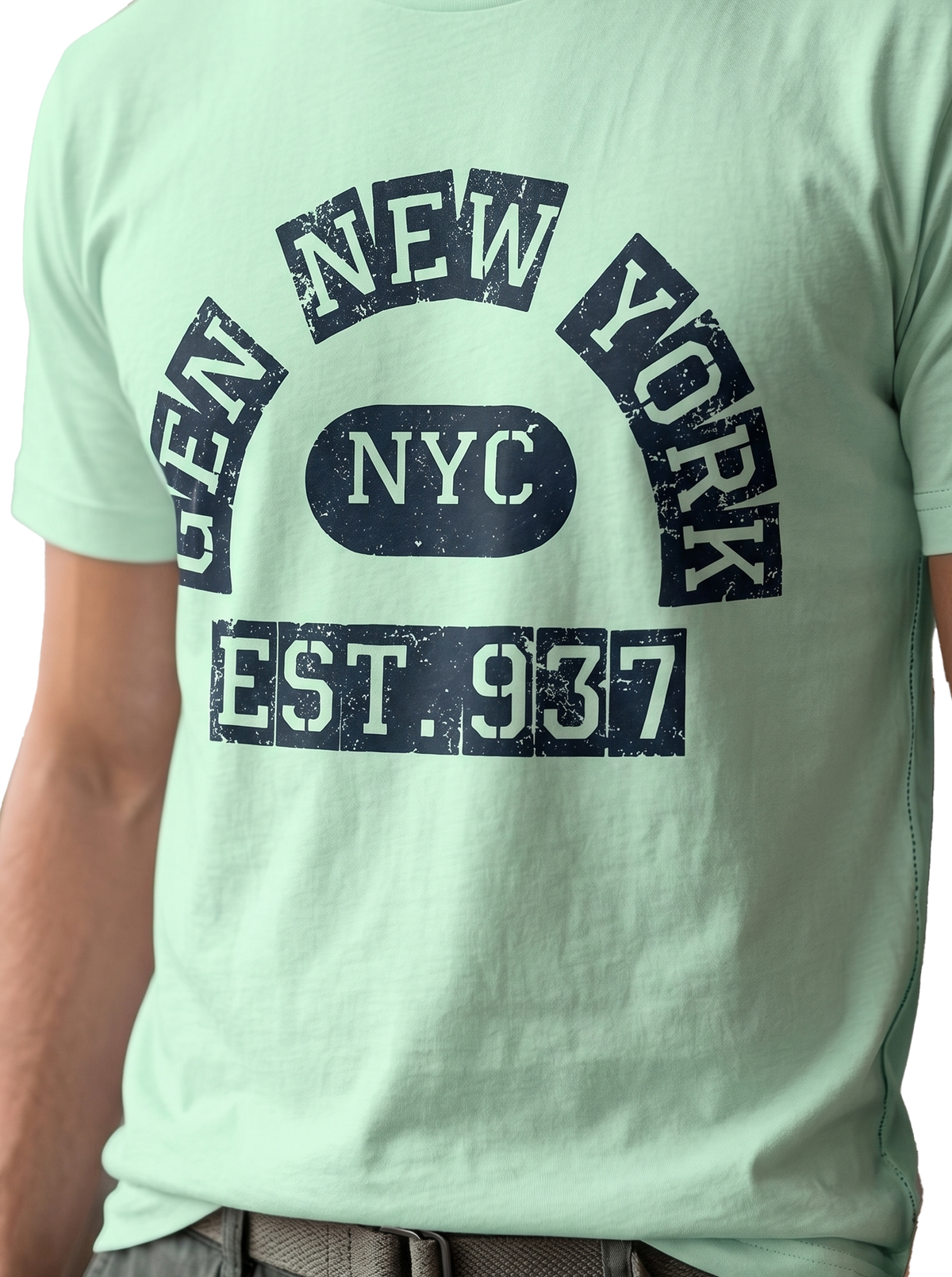 New York Regular T-Shirt | 180 GSM | 100% Cotton