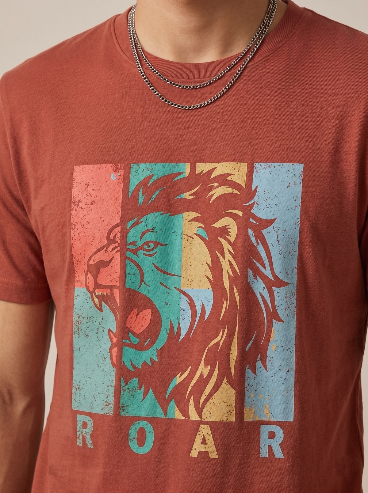 Lion Roar Regular T-Shirt | 180 GSM | 100% Cotton